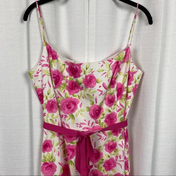 Coldwater Creek Pink Floral Midi Length Sundress Sz.12 NWT - Picture 3 of 15